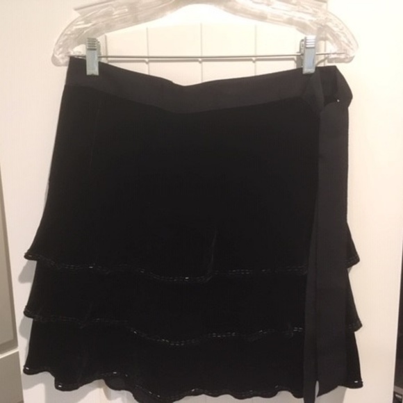 Tocca velvet beaded skirt - Picture 3 of 4